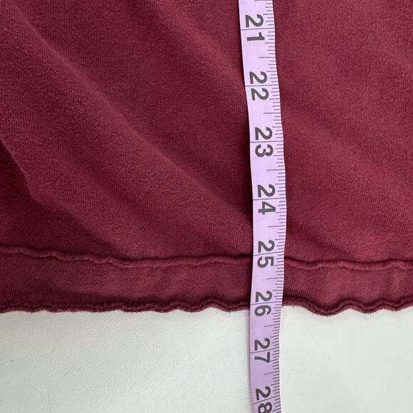 Y2K Hollister Long Sleeve Shirt Mens Size Small Burgundy Surf Thick Stretch - Picture 5 of 8